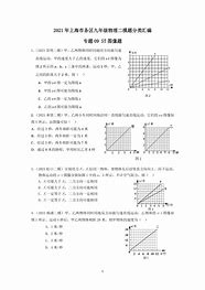 高中物理一模考试知识点